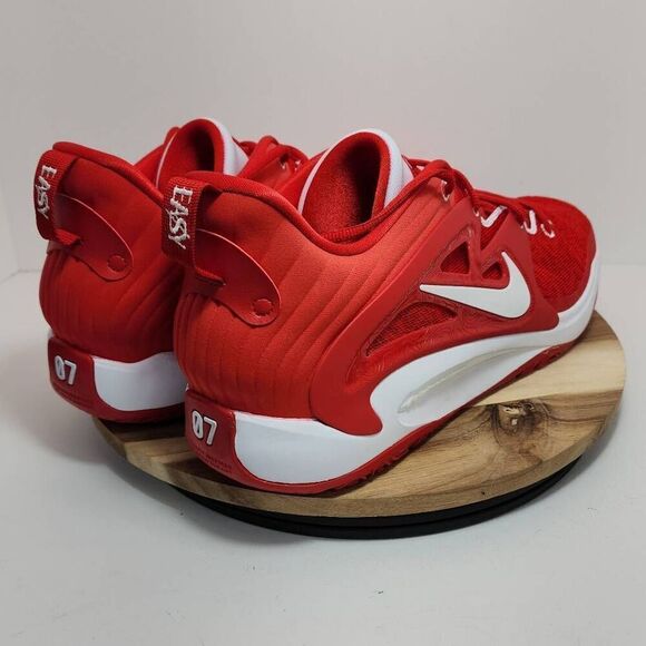 NIKE KD15 KD 15 TB KEVIN DURANT UNIVERSITY RED-WHITE DO9826-600 MEN’S SZ 18 - Picture 4 of 10